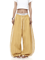 Retro Plaid Wide - Leg Jazz Pants - COPPING THREADS - CT Select