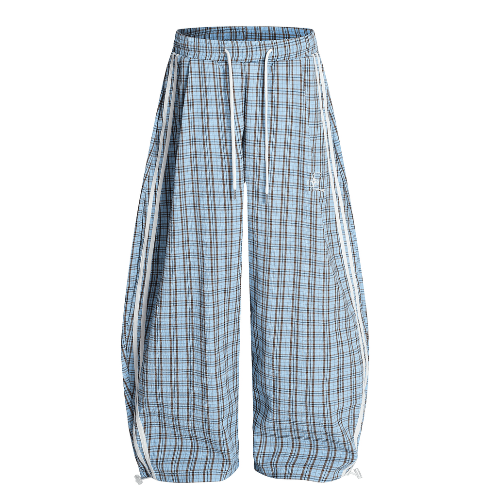 Retro Plaid Wide - Leg Jazz Pants - COPPING THREADS - CT Select