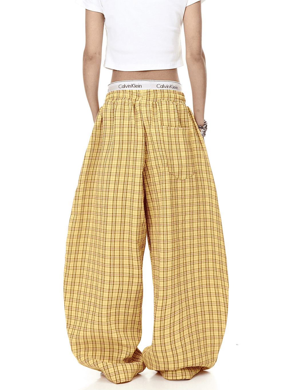 Retro Plaid Wide - Leg Jazz Pants - COPPING THREADS - CT Select