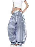 Retro Plaid Wide - Leg Jazz Pants - COPPING THREADS - CT Select