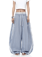 Retro Plaid Wide - Leg Jazz Pants - COPPING THREADS - CT Select