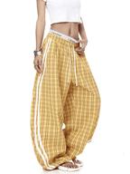 Retro Plaid Wide - Leg Jazz Pants - COPPING THREADS - CT Select