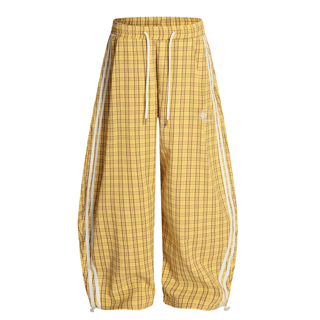 Retro Plaid Wide - Leg Jazz Pants - COPPING THREADS - CT Select