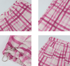 Retro Plaid Wide - Leg Pants - COPPING THREADS - Yokuku