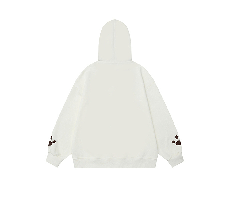 Retro Puppy Embroidered Zip Hoodie - COPPING THREADS - CT Coquette