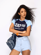 Retro Raglan Graphic Tee - COPPING THREADS - Yokuku