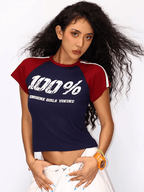 Retro Raglan Graphic Tee - COPPING THREADS - Yokuku