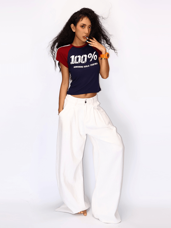 Retro Raglan Graphic Tee - COPPING THREADS - Yokuku