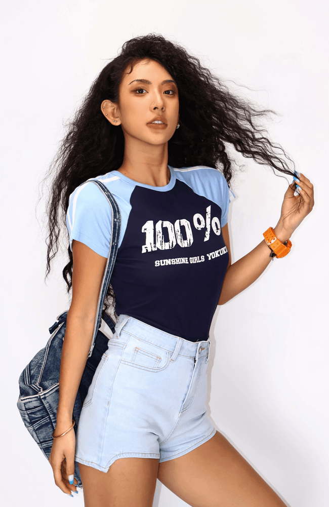 Retro Raglan Graphic Tee Main Image