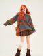 Retro Rainbow Gradient Crew Neck Sweater - COPPING THREADS - 11SH