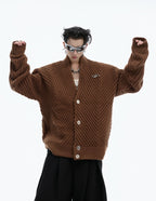 Retro Ribbed V - Neck Sweater - COPPING THREADS - ArguE CulturE