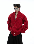 Retro Ribbed V - Neck Sweater - COPPING THREADS - ArguE CulturE