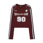 Retro Sports Jersey Long Sleeve Tee - COPPING THREADS - CHICISLAND