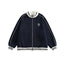 Retro Stand Collar Zip - Up Knit Jacket - COPPING THREADS - CATTEE