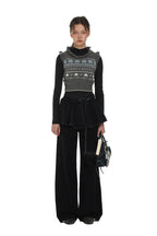 Retro Star Pattern Fair Isle Knit Vest - COPPING THREADS - MOROMORO