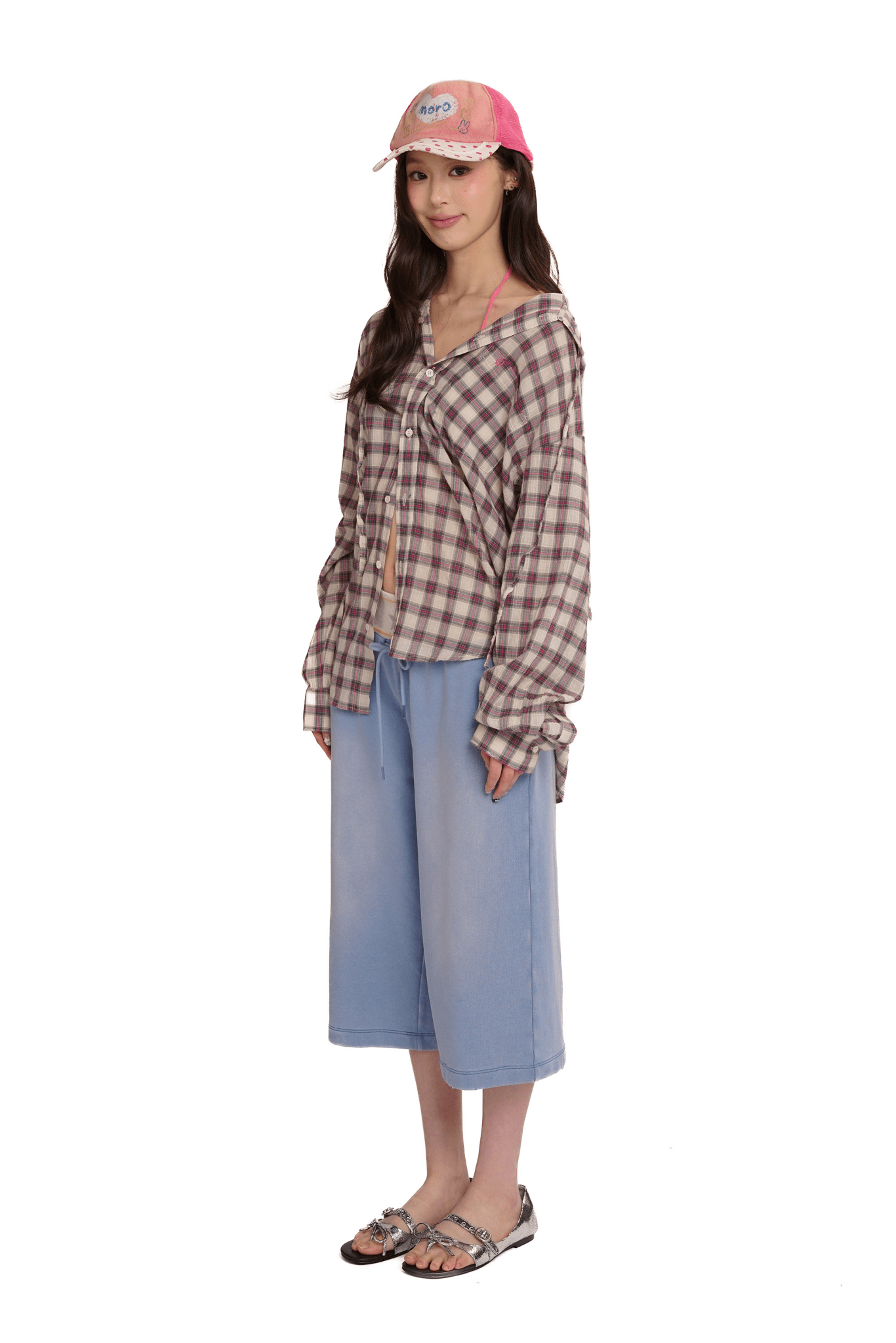 Retro Star‑Waist Mid‑Length Sweat Shorts - COPPING THREADS - MOROMORO