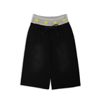 Retro Star‑Waist Mid‑Length Sweat Shorts - COPPING THREADS - MOROMORO