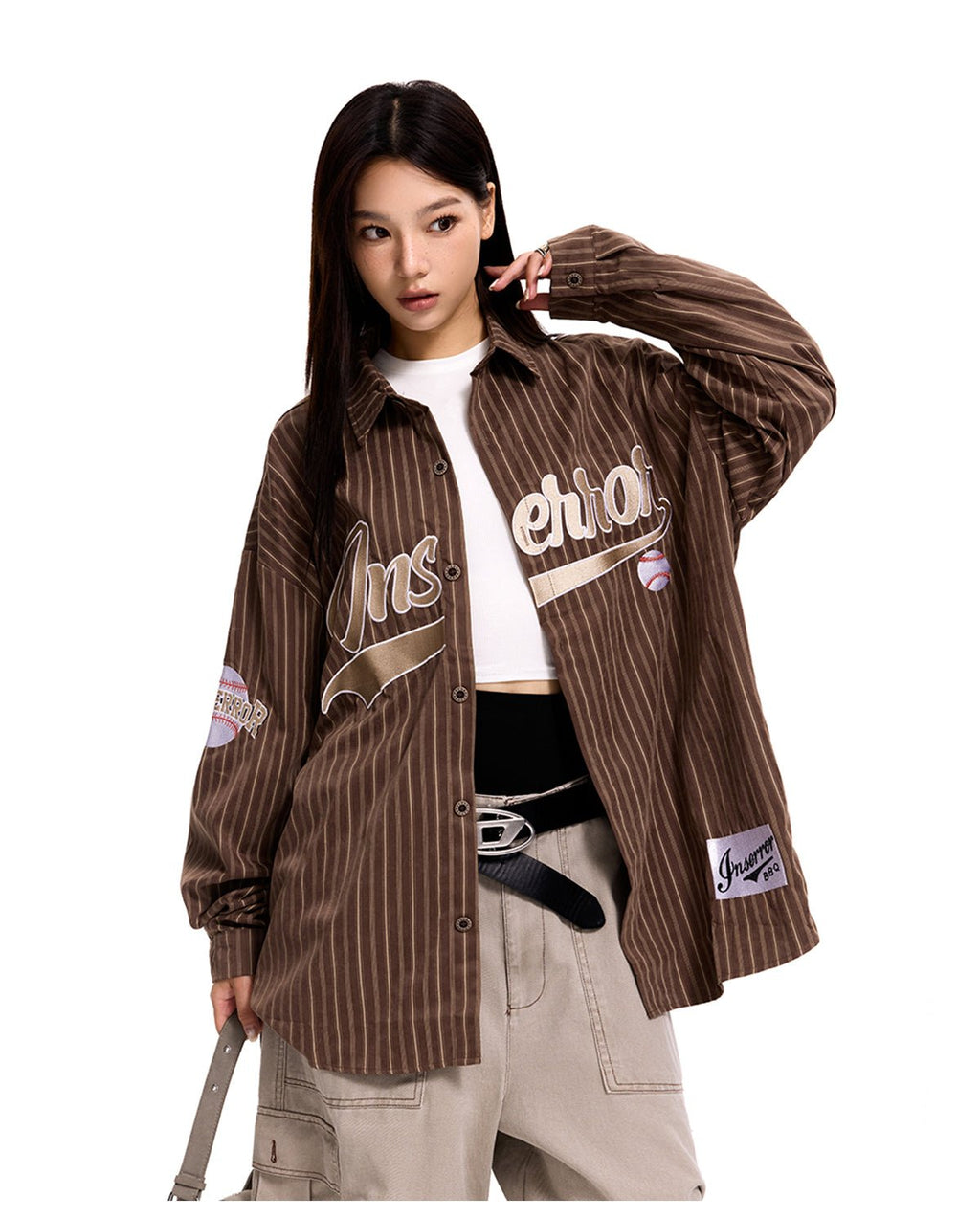 Retro Stripe Long Sleeve Baseball Shirt - COPPING THREADS - CT Select