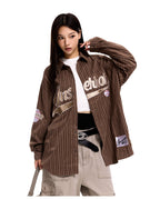 Retro Stripe Long Sleeve Baseball Shirt - COPPING THREADS - CT Select