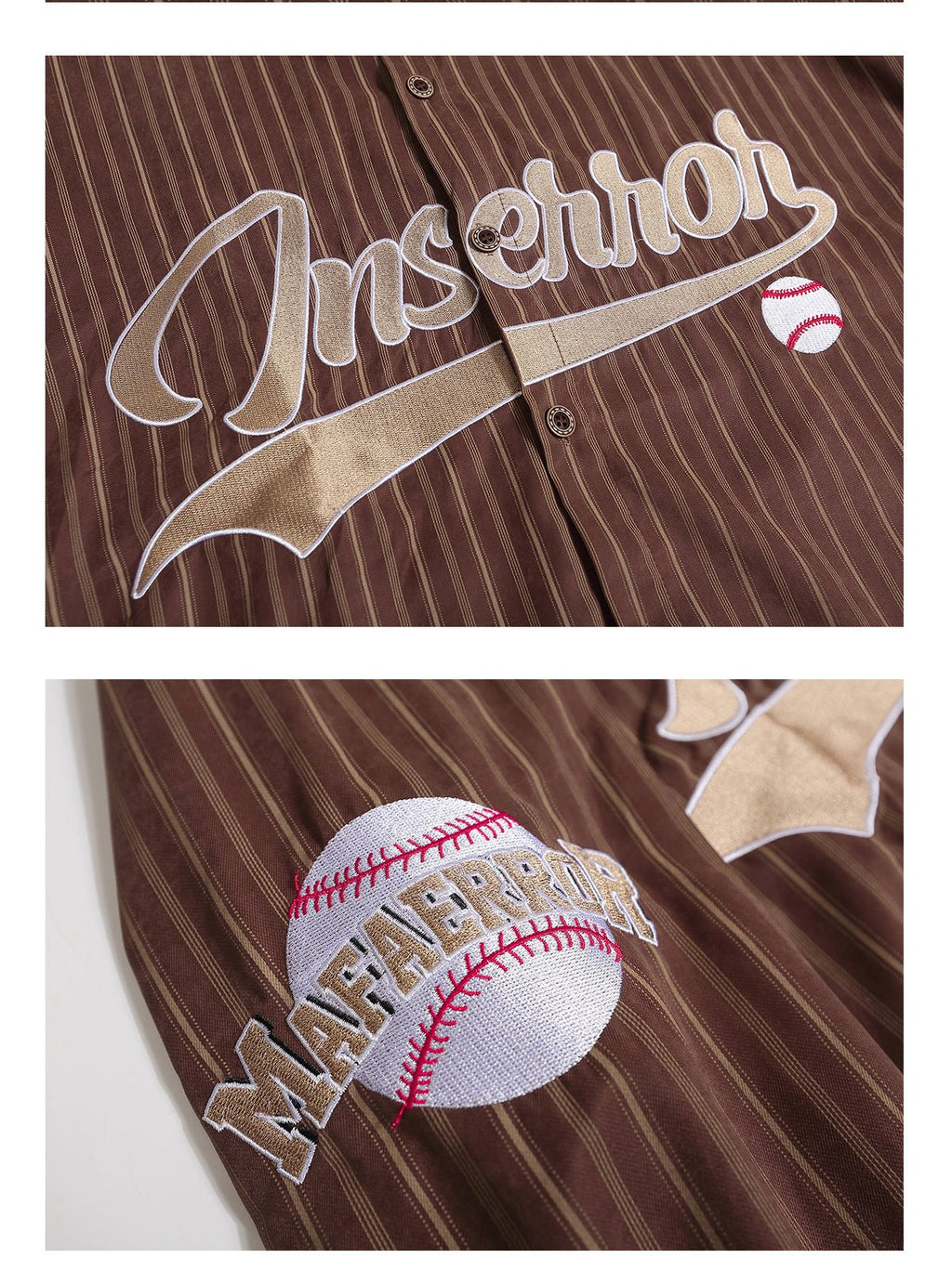 Retro Stripe Long Sleeve Baseball Shirt - COPPING THREADS - CT Select