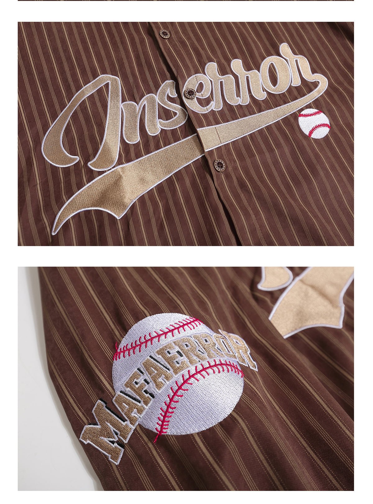 Retro Stripe Long Sleeve Baseball Shirt - COPPING THREADS - CT Select