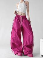 Retro Stripe Panel Wide - Leg Drawstring Pants – CT6618 - COPPING THREADS - CT Select