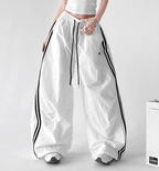 Retro Stripe Panel Wide - Leg Drawstring Pants – CT6618 - COPPING THREADS - CT Select