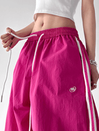 Retro Stripe Panel Wide - Leg Drawstring Pants – CT6618 - COPPING THREADS - CT Select