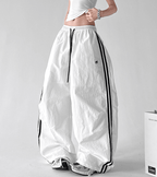 Retro Stripe Panel Wide - Leg Drawstring Pants – CT6618 - COPPING THREADS - CT Select