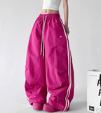 Retro Stripe Panel Wide - Leg Drawstring Pants – CT6618 - COPPING THREADS - CT Select