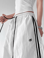 Retro Stripe Panel Wide - Leg Drawstring Pants – CT6618 - COPPING THREADS - CT Select