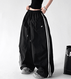Retro Stripe Panel Wide - Leg Drawstring Pants – CT6618 - COPPING THREADS - CT Select