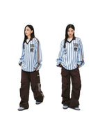 Retro Stripe Polo Sweatshirt - COPPING THREADS - CT Select