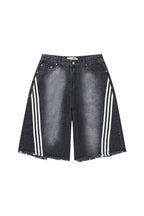 Retro Striped Cargo Jorts - COPPING THREADS - Harsh and Cruel