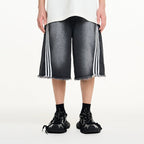 Retro Striped Cargo Jorts - COPPING THREADS - Harsh and Cruel