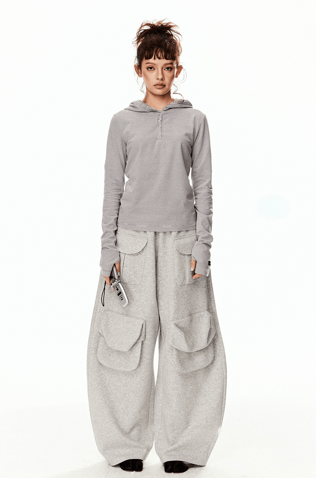 Retro Striped Slim - Fit Hoodie - COPPING THREADS - CT Select