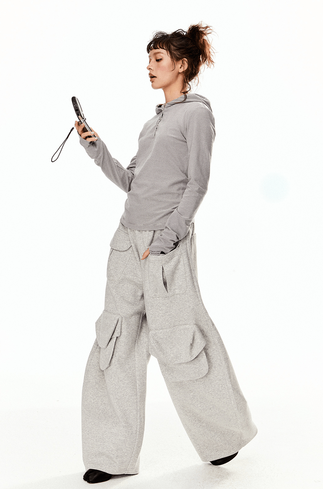 Retro Striped Slim - Fit Hoodie - COPPING THREADS - CT Select