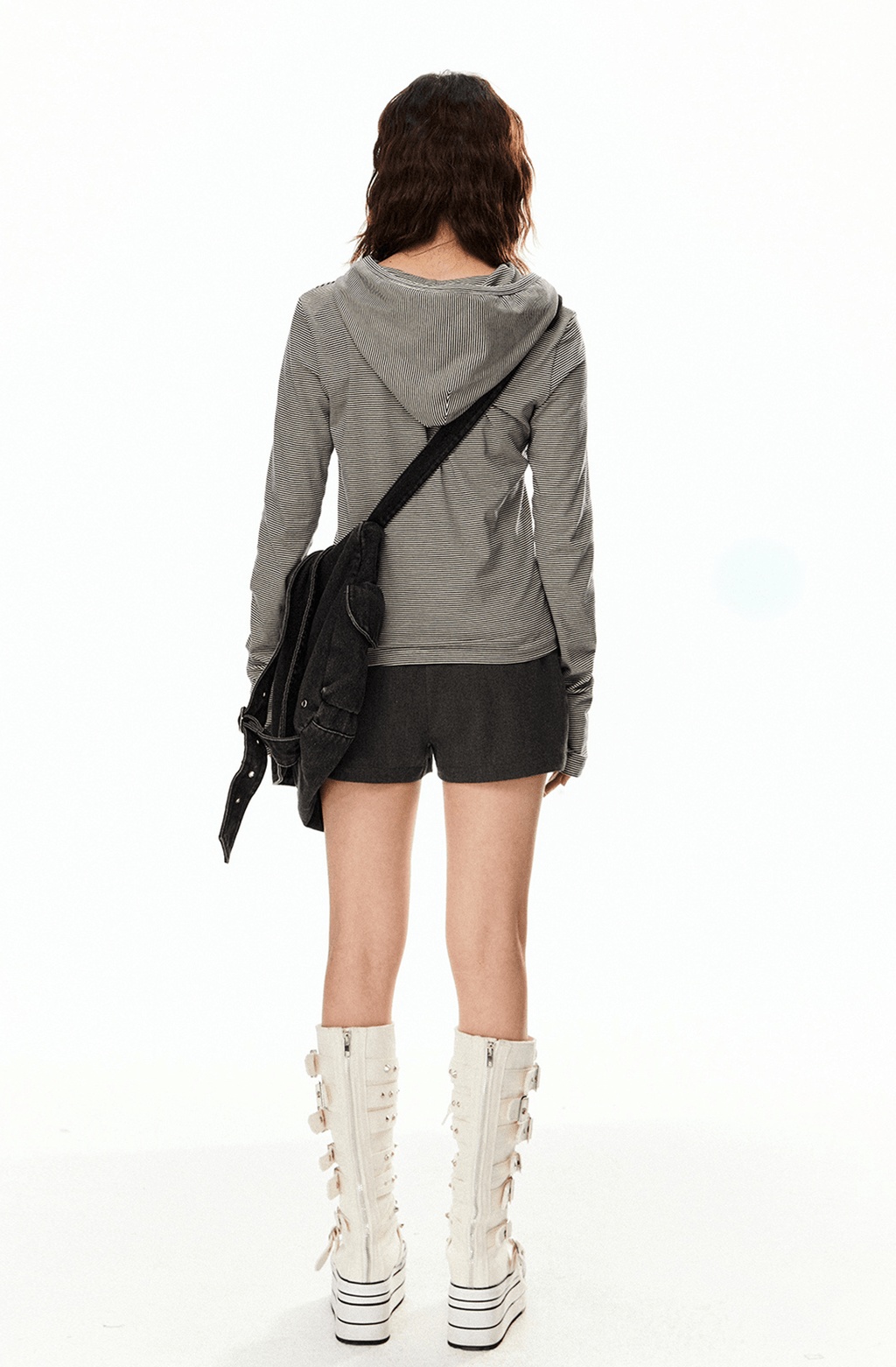 Retro Striped Slim - Fit Hoodie - COPPING THREADS - CT Select