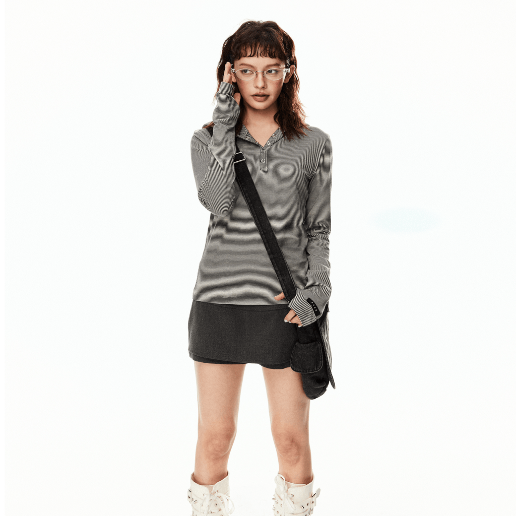 Retro Striped Slim - Fit Hoodie - COPPING THREADS - CT Select