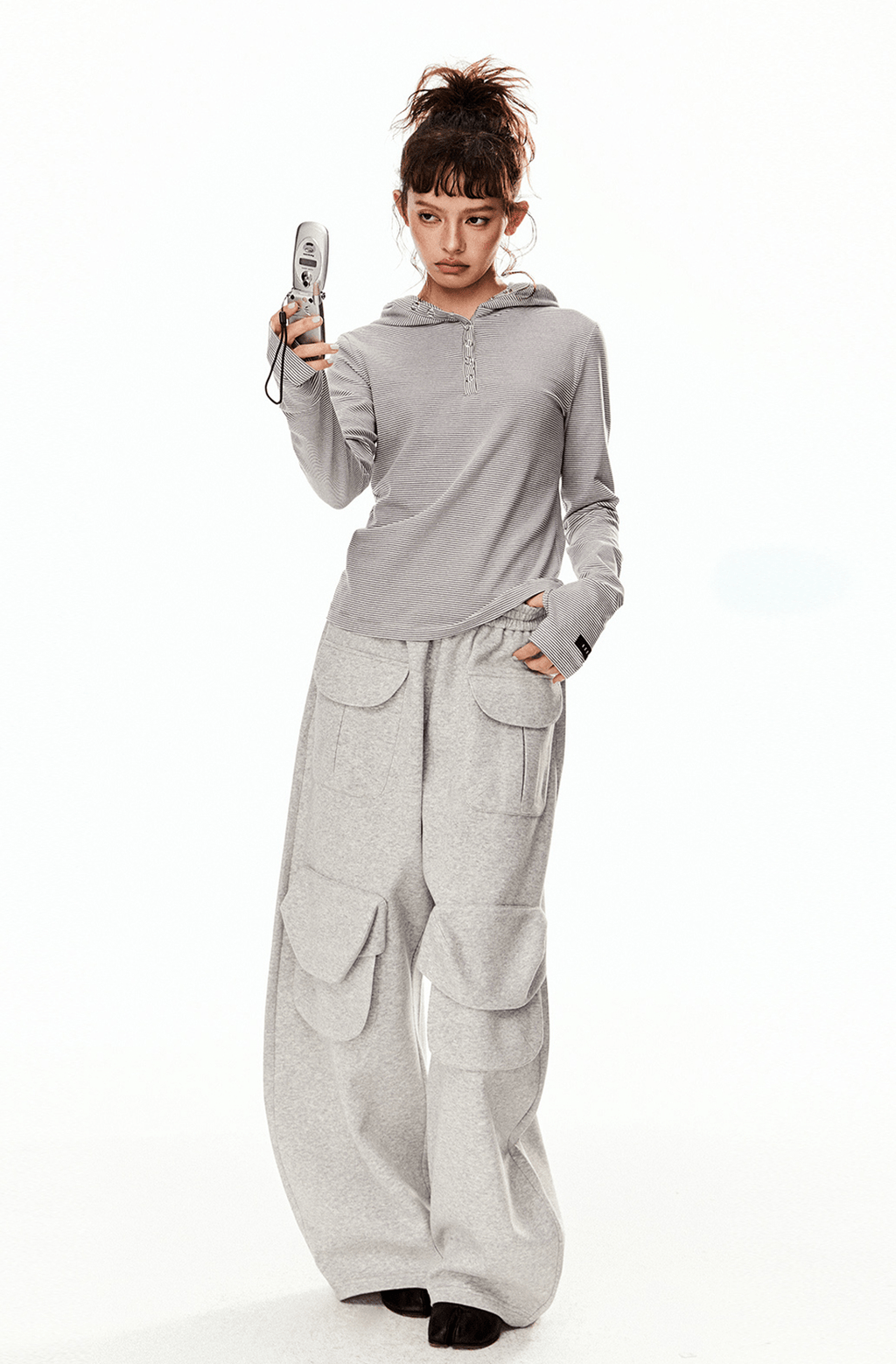 Retro Striped Slim - Fit Hoodie - COPPING THREADS - CT Select