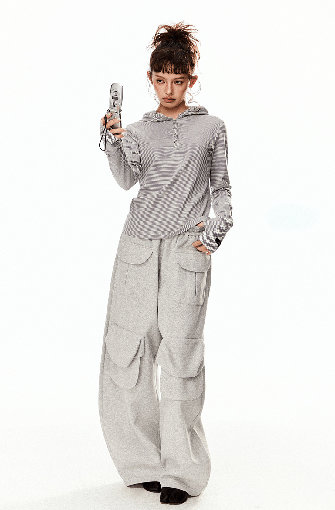 Retro Striped Slim - Fit Hoodie - COPPING THREADS - CT Select