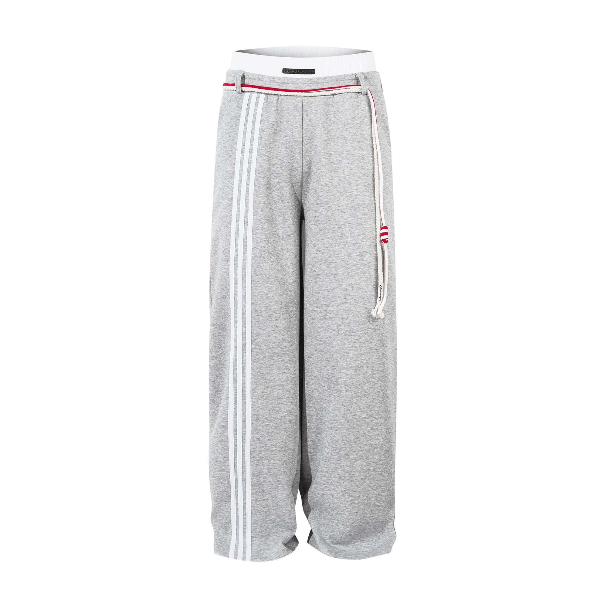 Retro Three - Stripe Drawstring Wide - Leg Sweatpants - COPPING THREADS - CT Select