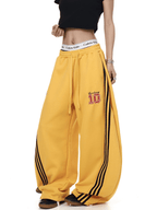 Retro Track Stripe Wide - Leg Sweatpants - COPPING THREADS - CT Select