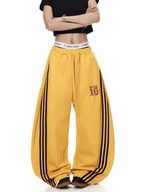 Retro Track Stripe Wide - Leg Sweatpants - COPPING THREADS - CT Select