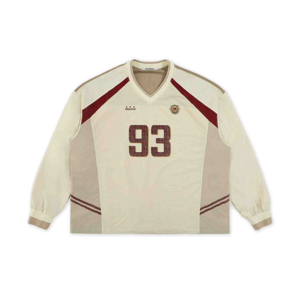 Retro V - Neck Colorblock Breathable Jersey Tee - COPPING THREADS - MOROMORO