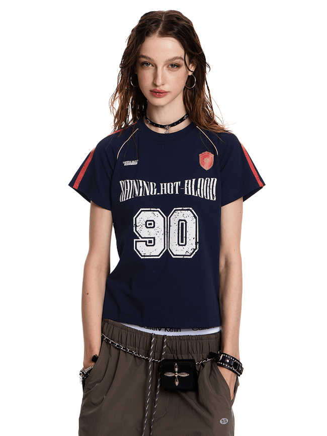 Retro Varsity Graphic Tee - COPPING THREADS - CT Select Hover Image