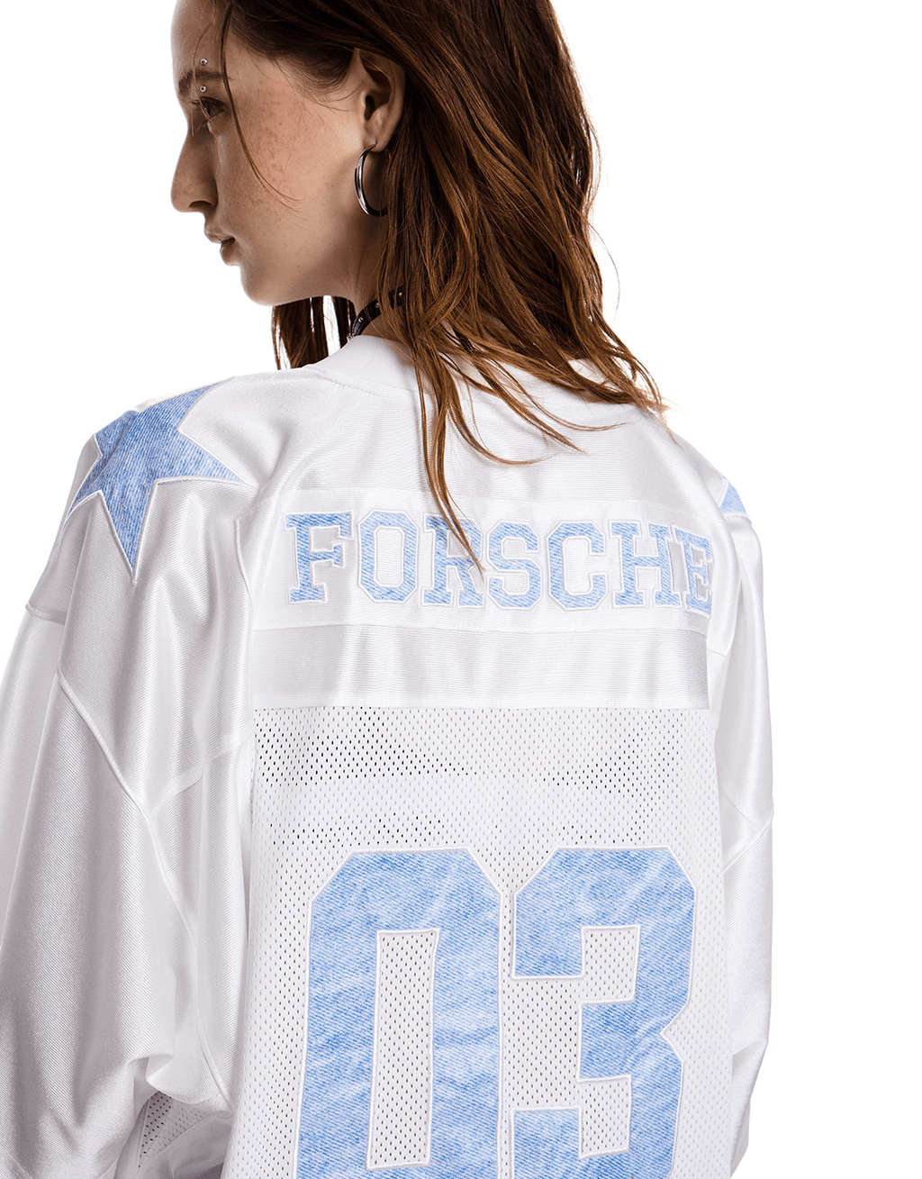 Retro Varsity Oversized Mesh Jersey Tee - COPPING THREADS - CT Select