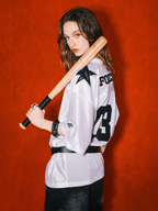 Retro Varsity Oversized Mesh Jersey Tee - COPPING THREADS - CT Select