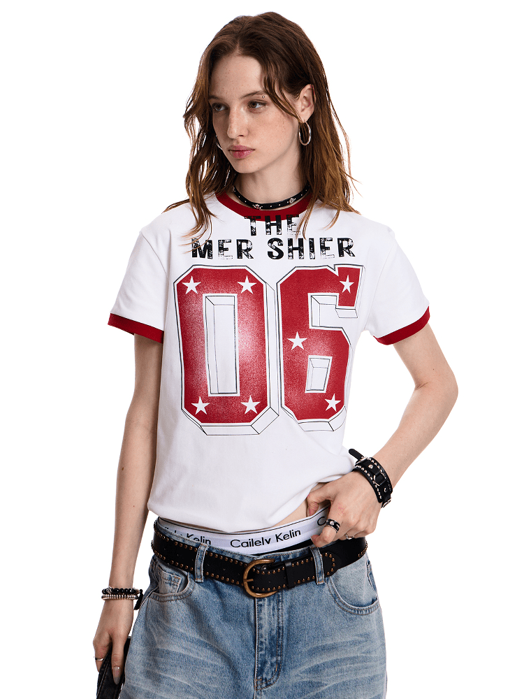 Retro Varsity Stars Graphic Tee - COPPING THREADS - CT Select