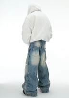 Reversible Fox Ear Fleece Hoodie Jacket - COPPING THREADS - ArguE CulturE